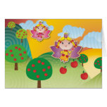 Tarjeta de felicitación airosa del Fairyland
