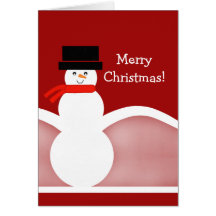 Tarjeta de felicitación alegre del navidad del muñ