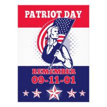 Tarjeta de felicitación americana del poster 911 d comunicados