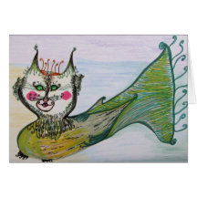 Tarjeta de felicitación - arte caprichoso de los p