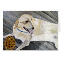 Tarjeta de felicitación - arte del perro