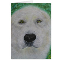 Tarjeta de felicitación - arte del perro del labra