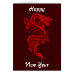 Tarjeta de felicitación china del Año Nuevo