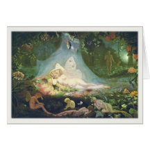 Tarjeta de felicitación con la pintura de Juan Sim