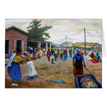 Tarjeta de FELICITACIÓN de ÁFRICA