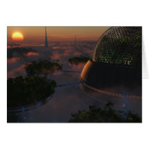 Tarjeta de felicitación de Biodome