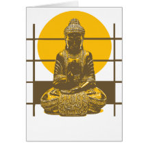 Tarjeta de felicitación de Buda