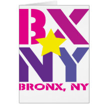 Tarjeta de felicitación de BX Bronx