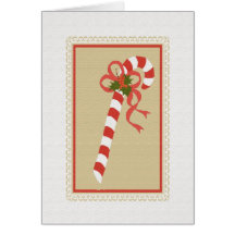 Tarjeta de felicitación de Candycane
