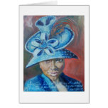 Tarjeta de felicitación de Chey del gorra de la ig