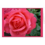 Tarjeta de felicitación de encargo de las flores r