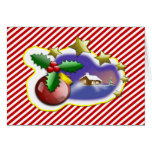 Tarjeta de felicitación de encargo festiva del nav