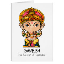 Tarjeta de felicitación de Ganesh