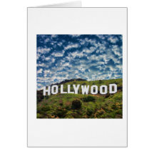 Tarjeta de felicitación de Hollywood