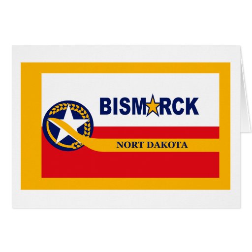 Tarjeta de felicitación de la bandera de Bismarck