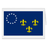 Tarjeta de felicitación de la bandera de Louisvill