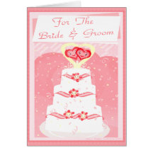Tarjeta de felicitación de la enhorabuena del boda