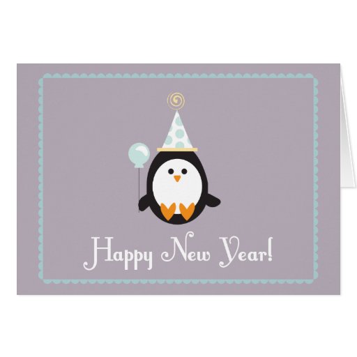 Tarjeta de felicitación de la Feliz Año Nuevo