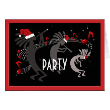 Tarjeta de felicitación de la fiesta de Navidad de