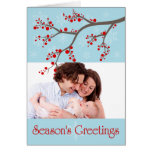 Tarjeta de felicitación de la foto de las bayas de