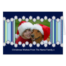 tarjeta de felicitación de la foto del navidad con