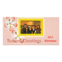 tarjeta de felicitación de la foto tarjeta personal con foto