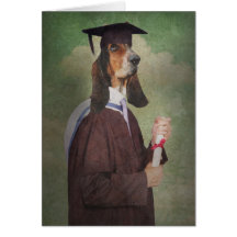 Tarjeta de felicitación de la graduación