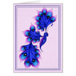 Tarjeta de felicitación de la mariposa de Luna