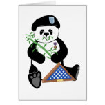 Tarjeta de felicitación de la panda del día de fue