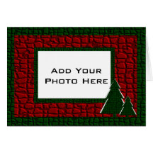Tarjeta de felicitación de la plantilla de la foto