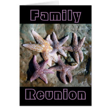 Tarjeta de felicitación de la reunión de familia 1