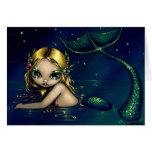 Tarjeta de felicitación de la "sirena brillante"