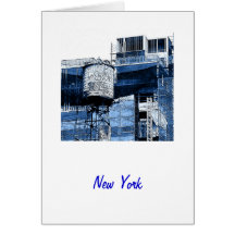 Tarjeta de felicitación de la torre de agua de Nue
