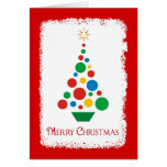 Tarjeta de felicitación de las Felices Navidad