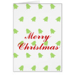 Tarjeta de felicitación de las Felices Navidad