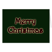 Tarjeta de felicitación de las Felices Navidad que