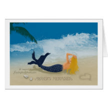 Tarjeta de felicitación de las sirenas de Moyer