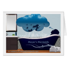 Tarjeta de felicitación de las sirenas de Moyer