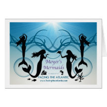 Tarjeta de felicitación de las sirenas de Moyer