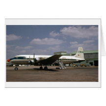 Tarjeta de felicitación de los aeroplanos