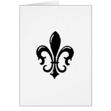 tarjeta de felicitación de los fleur_de_lis
