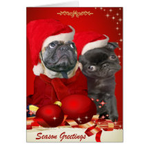 Tarjeta de felicitación de los Pals del navidad de