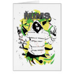Tarjeta de felicitación de MIMS - salpicadura - ex