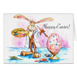 Tarjeta de felicitación de Pascua del artista