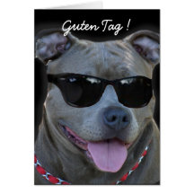Tarjeta de felicitación de Pitbull