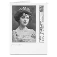Tarjeta de felicitación de Srta. Isabel Jay de la 