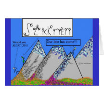 Tarjeta de felicitación de Stickmen…