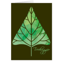 Tarjeta de felicitación de Treehugger