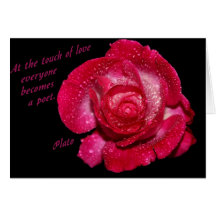 Tarjeta de felicitación del amor