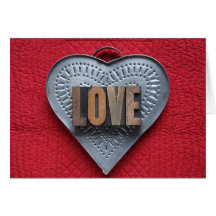 tarjeta de felicitación del amor del corazón de la